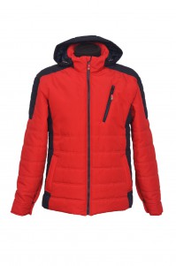  Men's demi-season jacket (red-blue)